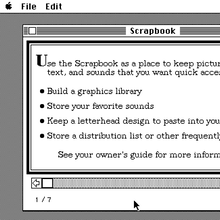 Mac OS Scrapbook app