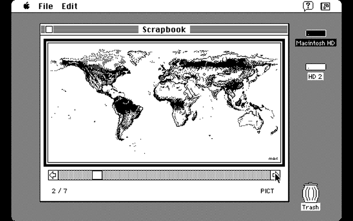 Mac OS Scrapbook app 2
