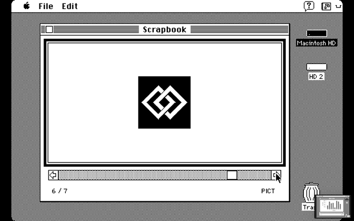 Mac OS Scrapbook app 6