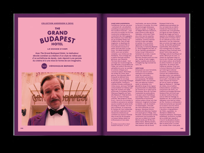 Stylized Futura for The Grand Budapest Hotel title.