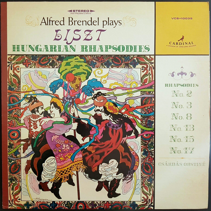 Alfred Brendel – Liszt: Hungarian Rhapsodies album art 1