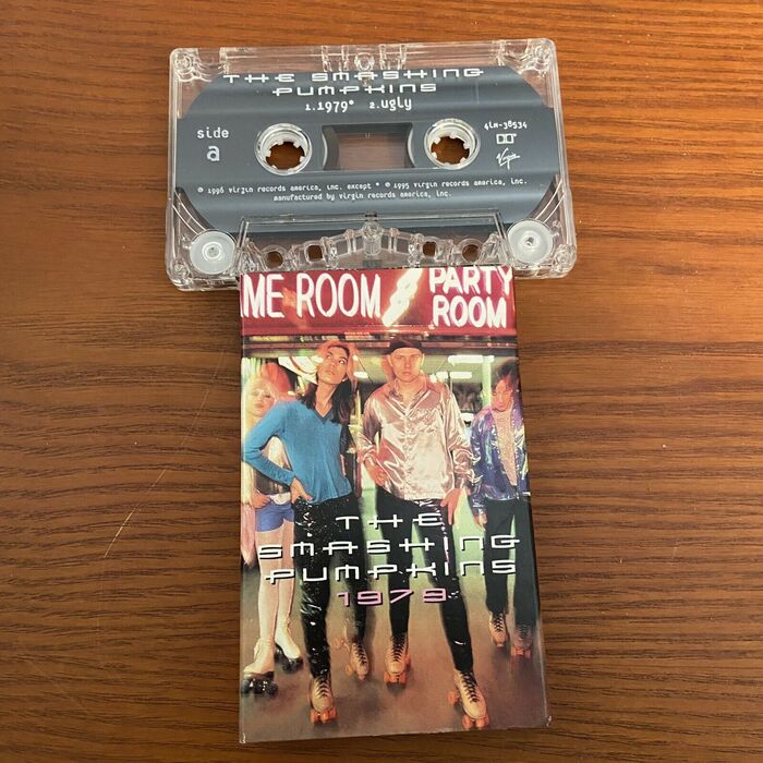 Compact cassette (side A) with front cover.
