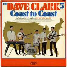 The Dave Clark Five – <cite>Coast To Coast</cite> album art