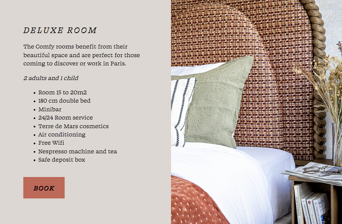 Website detail.