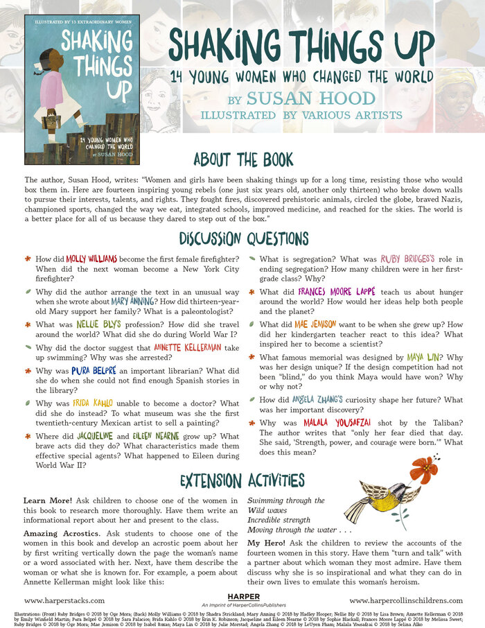 Shaking Things Up by Susan Hood 5