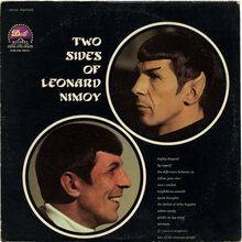 <cite>The Two Sides of Leonard Nimoy</cite> album art