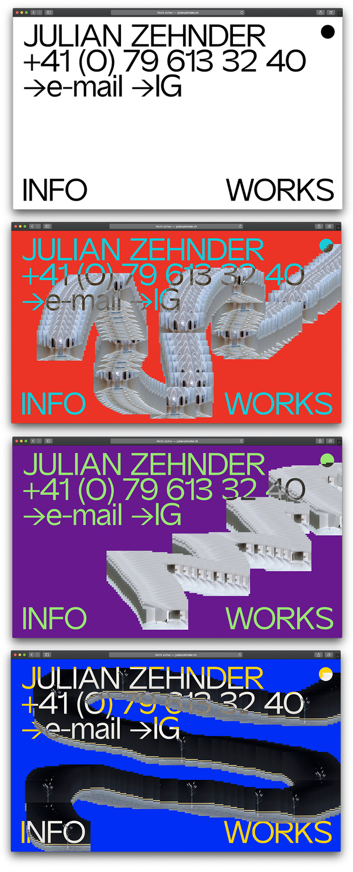 Julian Zehnder website 2