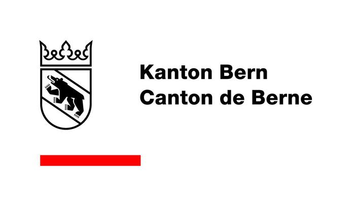 The logo of the canton in German and French, set in Neue Helvetica Bold.