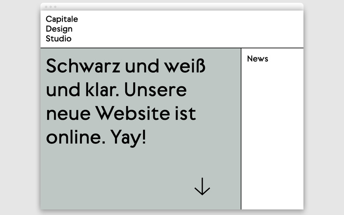 Capitale Design Studio website 2