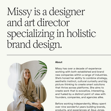 Missy Reinikainen Studio website