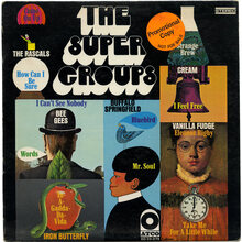 Various Artists – <cite>The Super Groups</cite> album art