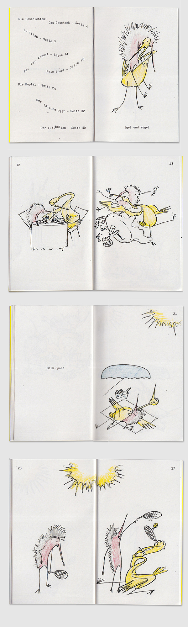 Igel und Vogel Geschichten children’s book 3