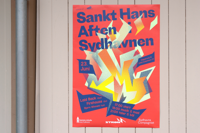 Sankt Hans Aften i Sydhavnen poster.