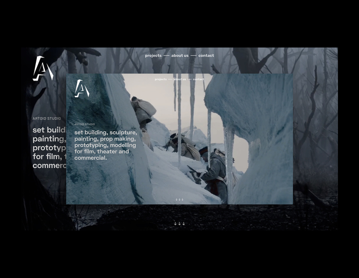 Artoid Studio branding and website 1