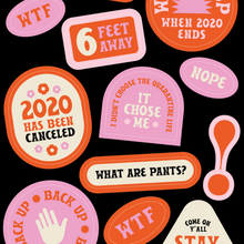 Stay Home sticker sheet