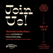 Connecting Things event promo: Andrew Hochradel