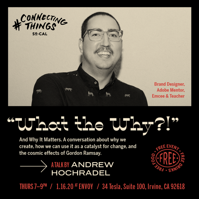 Connecting Things event promo: Andrew Hochradel 3