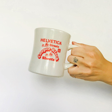 Helvetica in the Streets mug