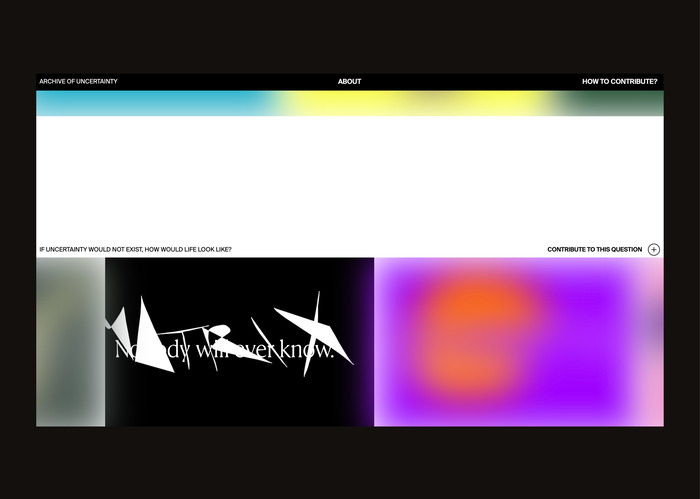 Archive of Uncertainty website 1