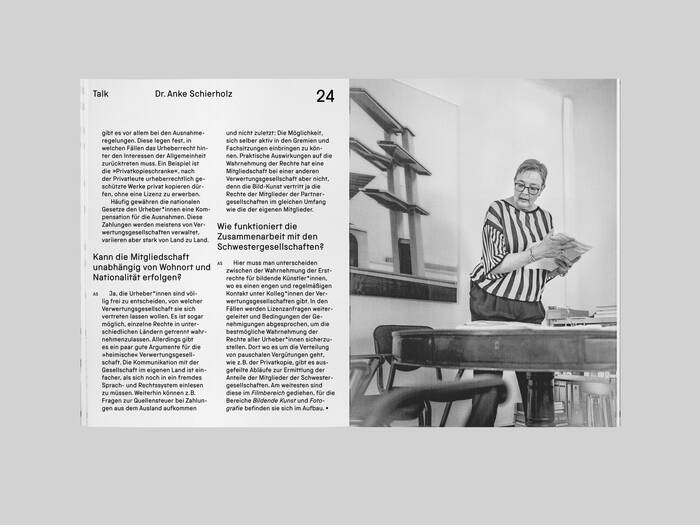 VG Bild-Kunst copyright association brochure 5
