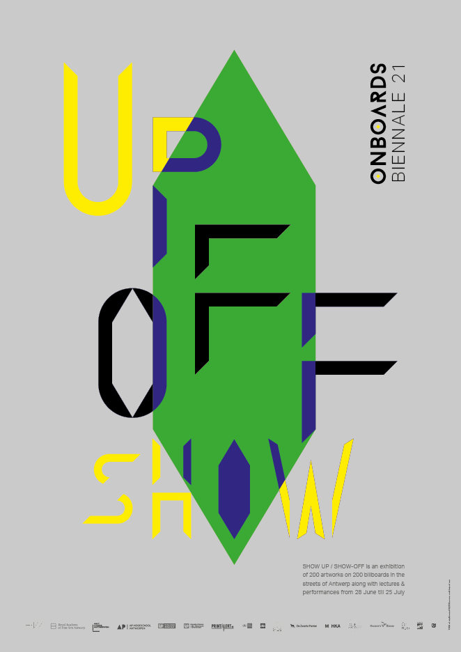 Show Up/Show-Off exhibition posters 2