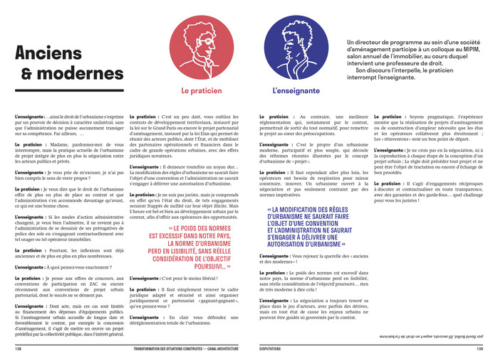 Construire réversible (2017) and  Transformation des situations construites (2020) by Canal architecture 13