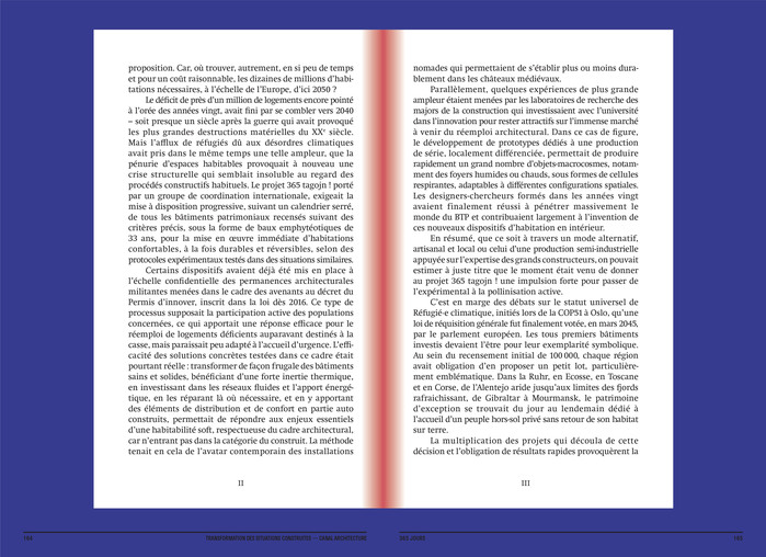 Construire réversible (2017) and  Transformation des situations construites (2020) by Canal architecture 14