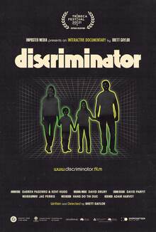 <cite>Discriminator</cite> (2021) movie poster