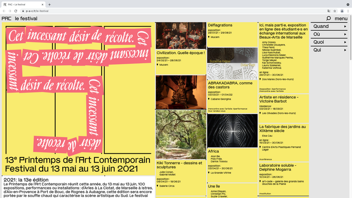 PAC – Printemps de l’Art Contemporain 2021 7