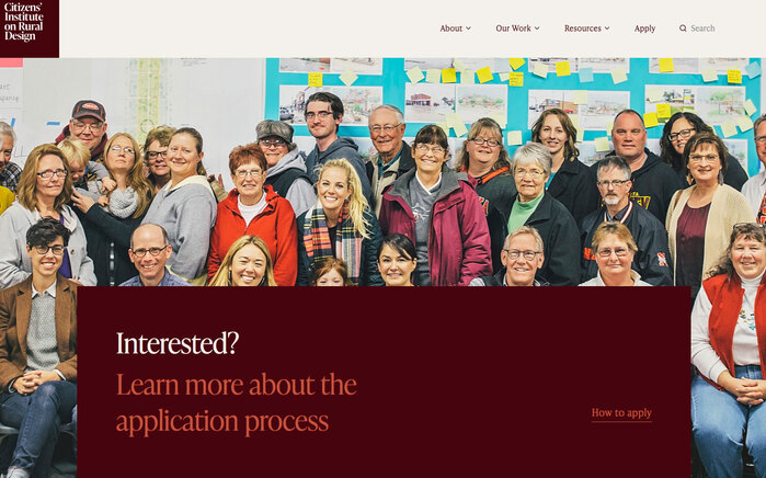 Citizens’ Institute on Rural Design website 7