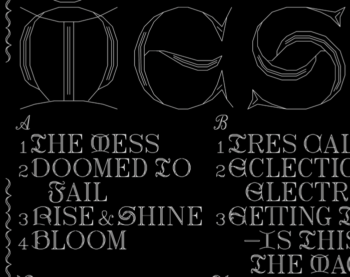 The Mess back cover, details