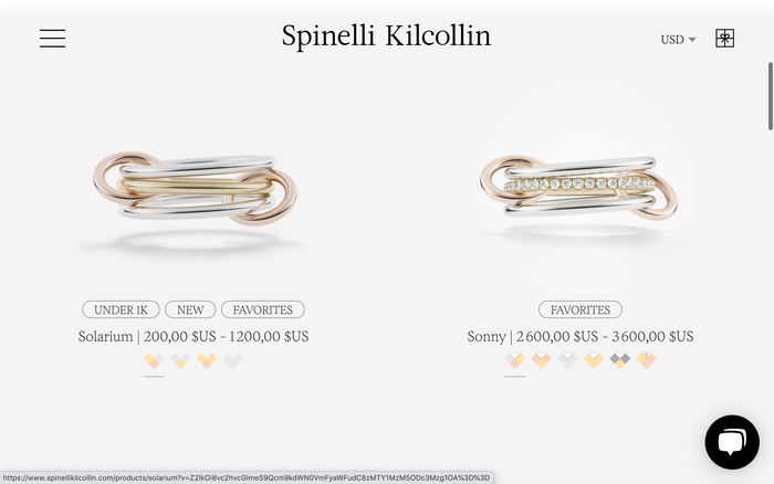 Spinelli Kilcollin website 2