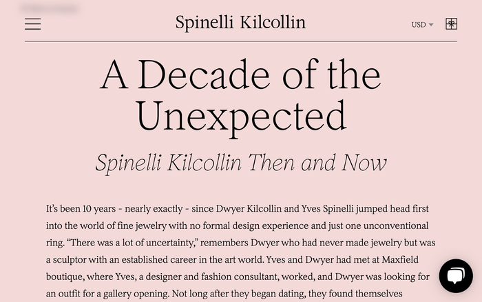 Spinelli Kilcollin website 4