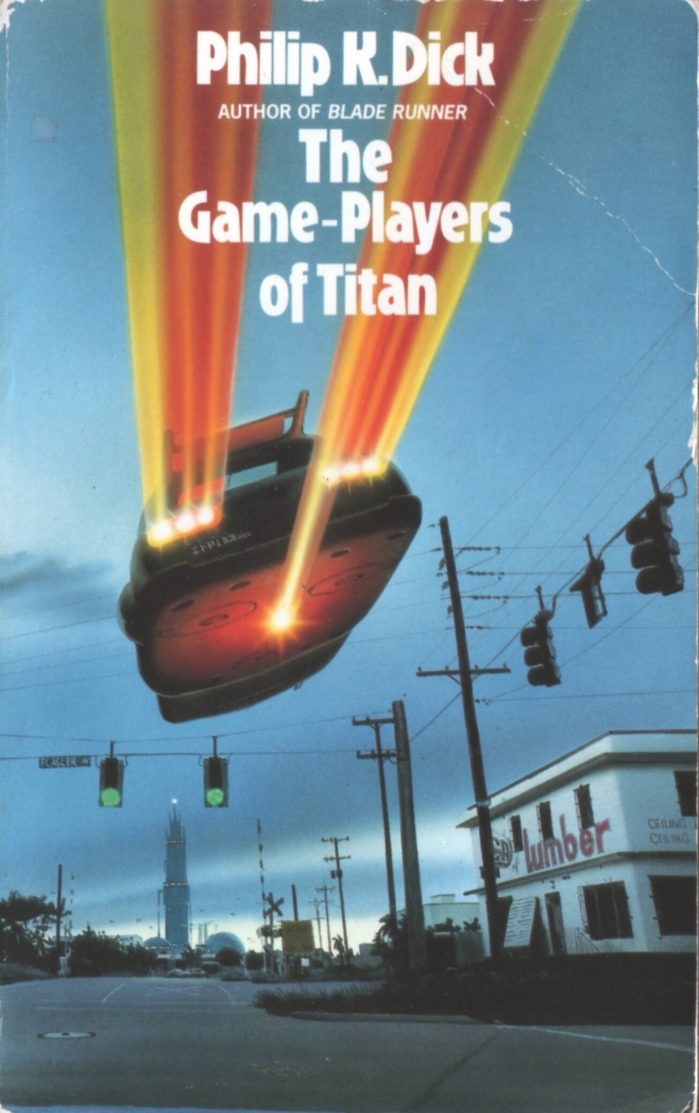 The Game-Players Of Titan (1991). Cover art by Chris Moore. [More info on ISFDB]