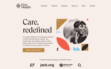 Koa Health website