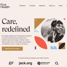 Koa Health website