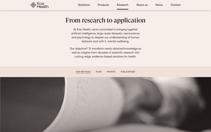 Koa Health website 4