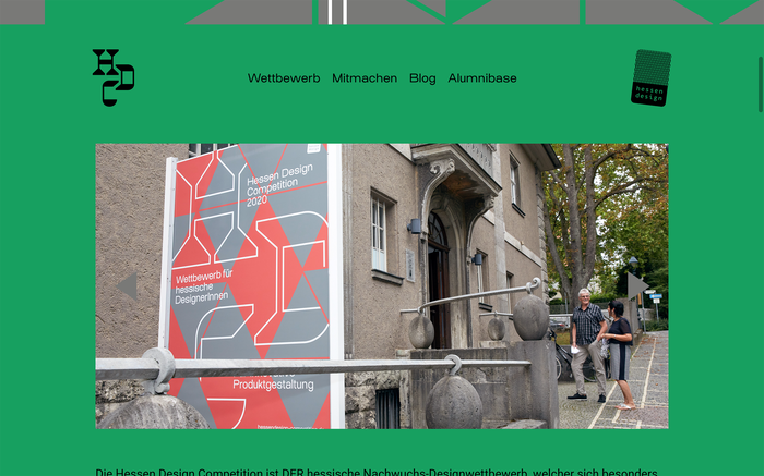 Hessen Design Competition website (2020) 2