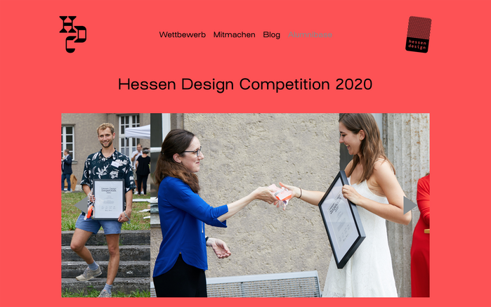 Hessen Design Competition website (2020) 4