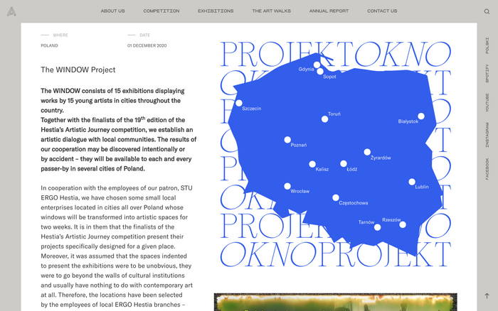 Hestia Artistic Journey website 3
