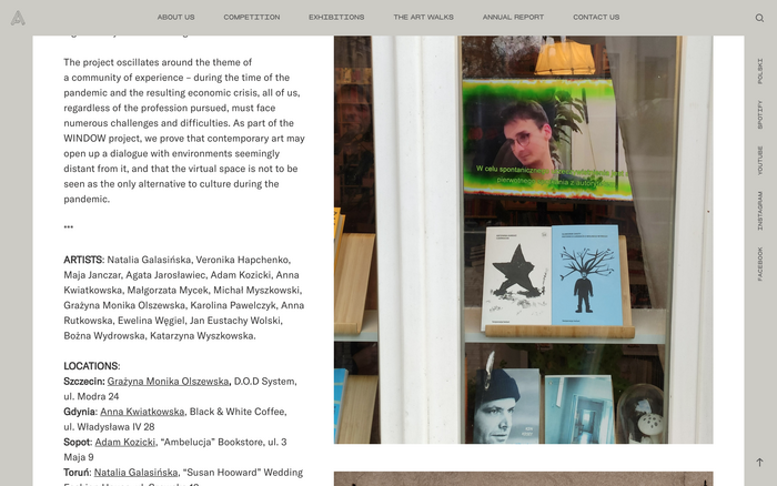 Hestia Artistic Journey website 4