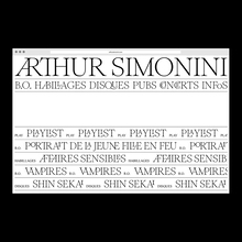Arthur Simonini website