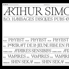 Arthur Simonini website
