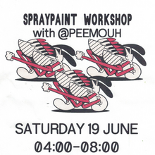 Spray Paint Workshop flyers