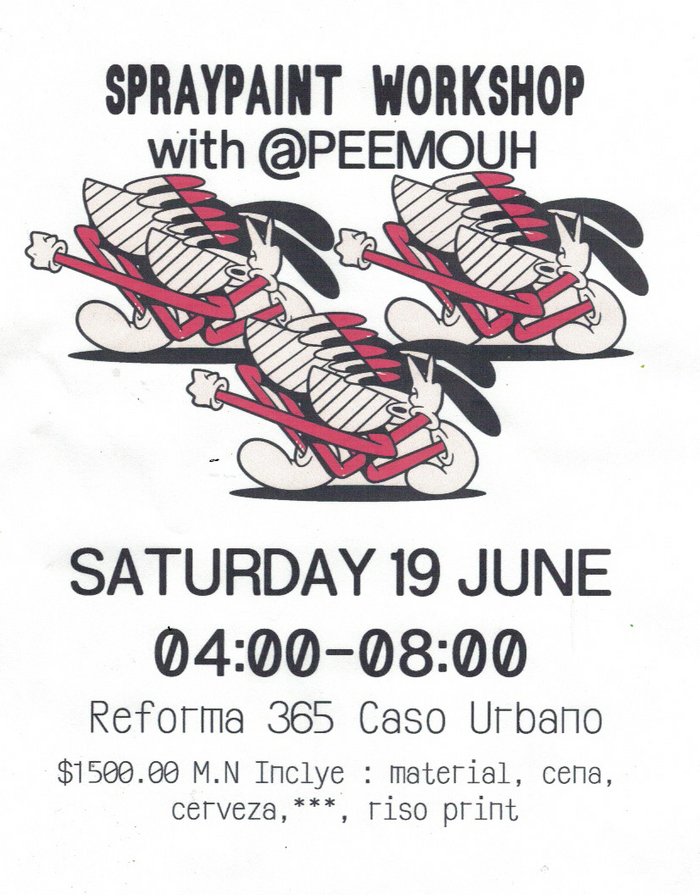 Spray Paint Workshop flyers 1