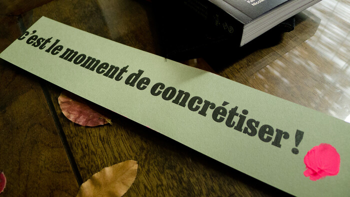 C’est le moment de concrétiser! 2