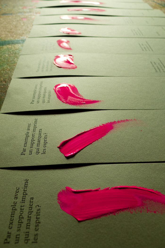 Fresh silkscreen ink on the back !