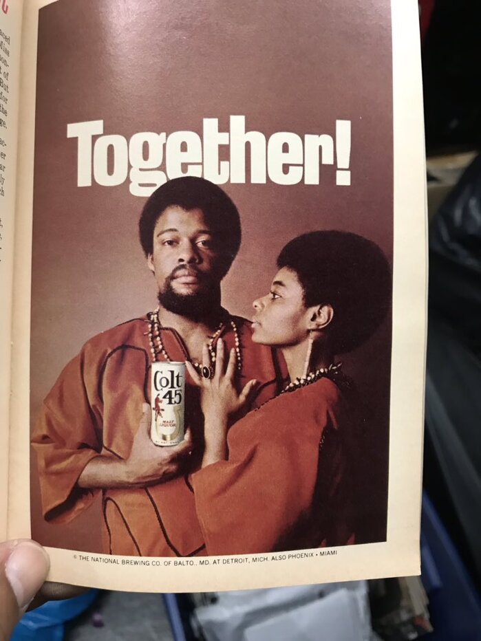 “Together!” ad for Colt 45 (1969) 2