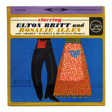 <cite>Starring Elton Britt and Rosalie Allen</cite> album art
