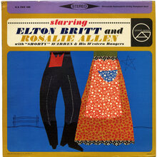 <cite>Starring Elton Britt and Rosalie Allen</cite> album art